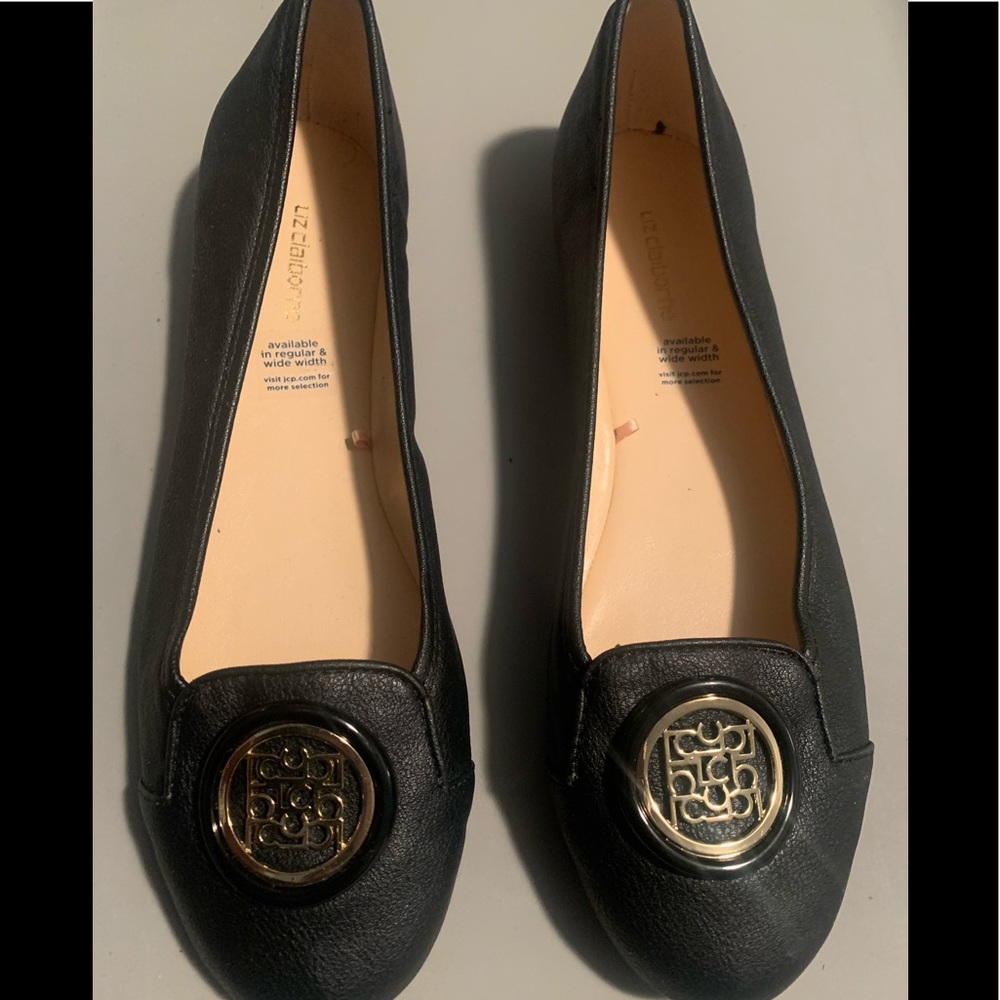 Liz Claiborne black flats new